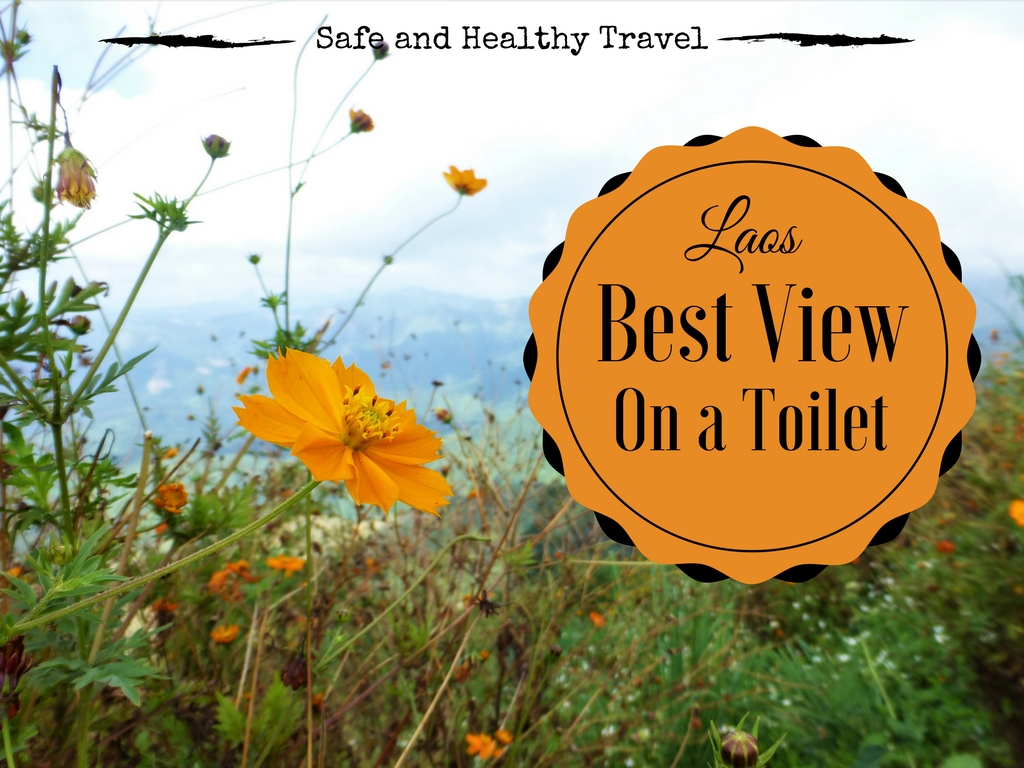 Best view!! Toilet in Laos