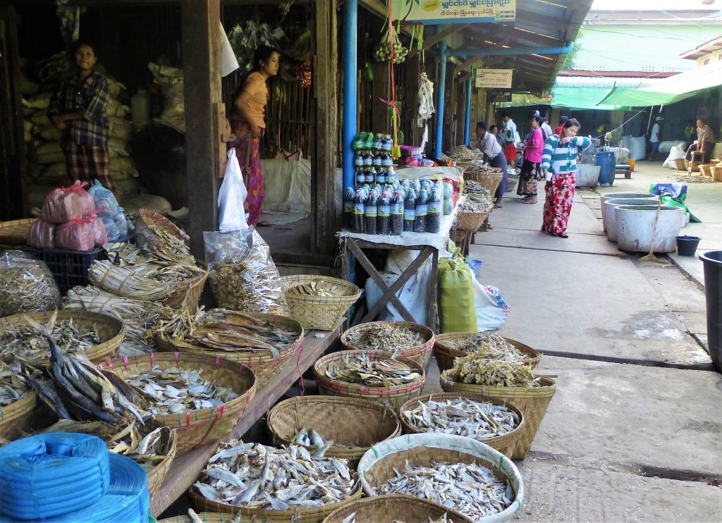 Local Market Pathein, Myanmar