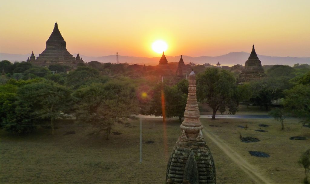 Sunset at Bagan Myanmar
