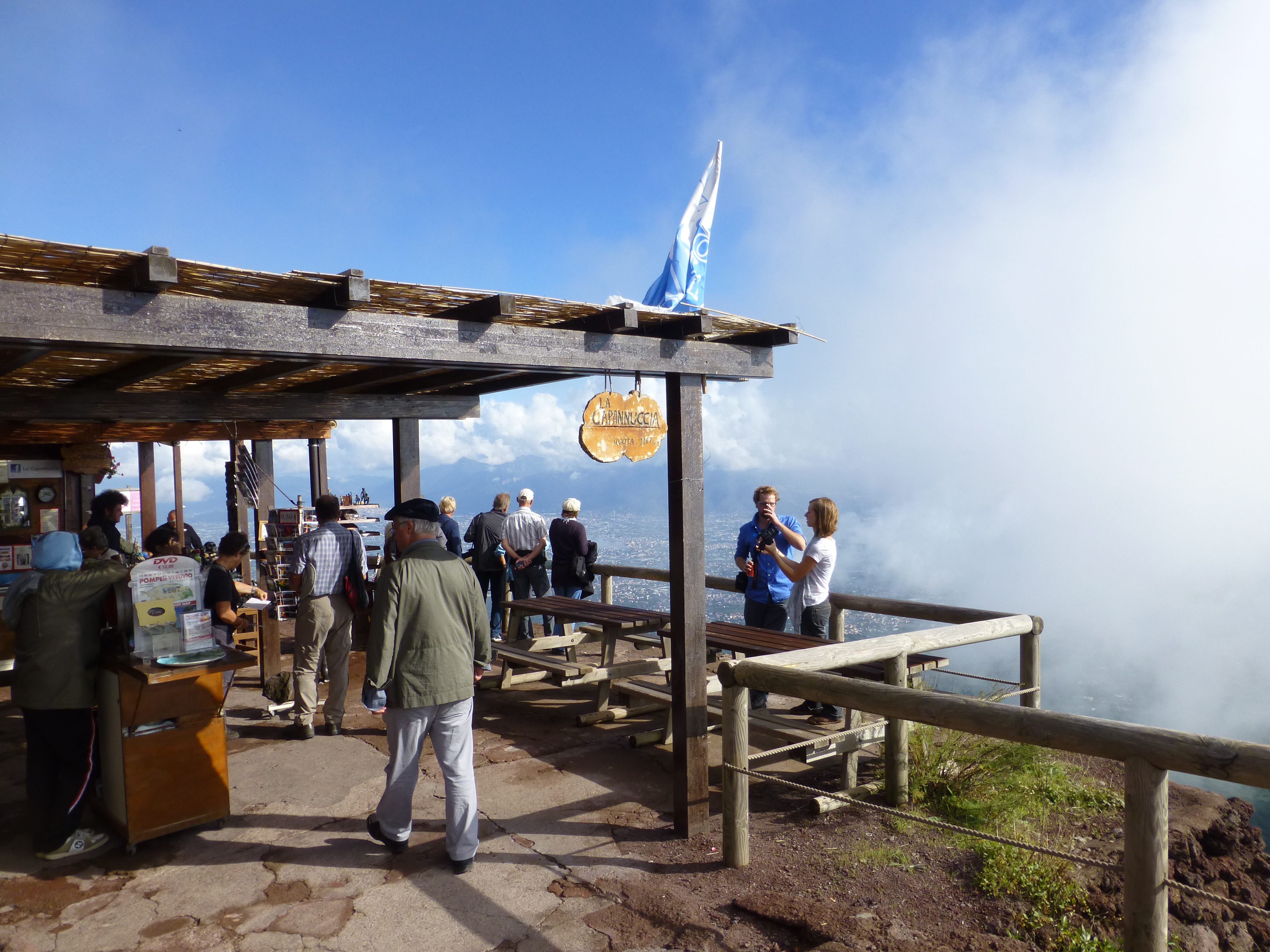 Climbing the Vesuvius at Ercolano, Italy Climbing the Vesuvius at Ercolano, Italy