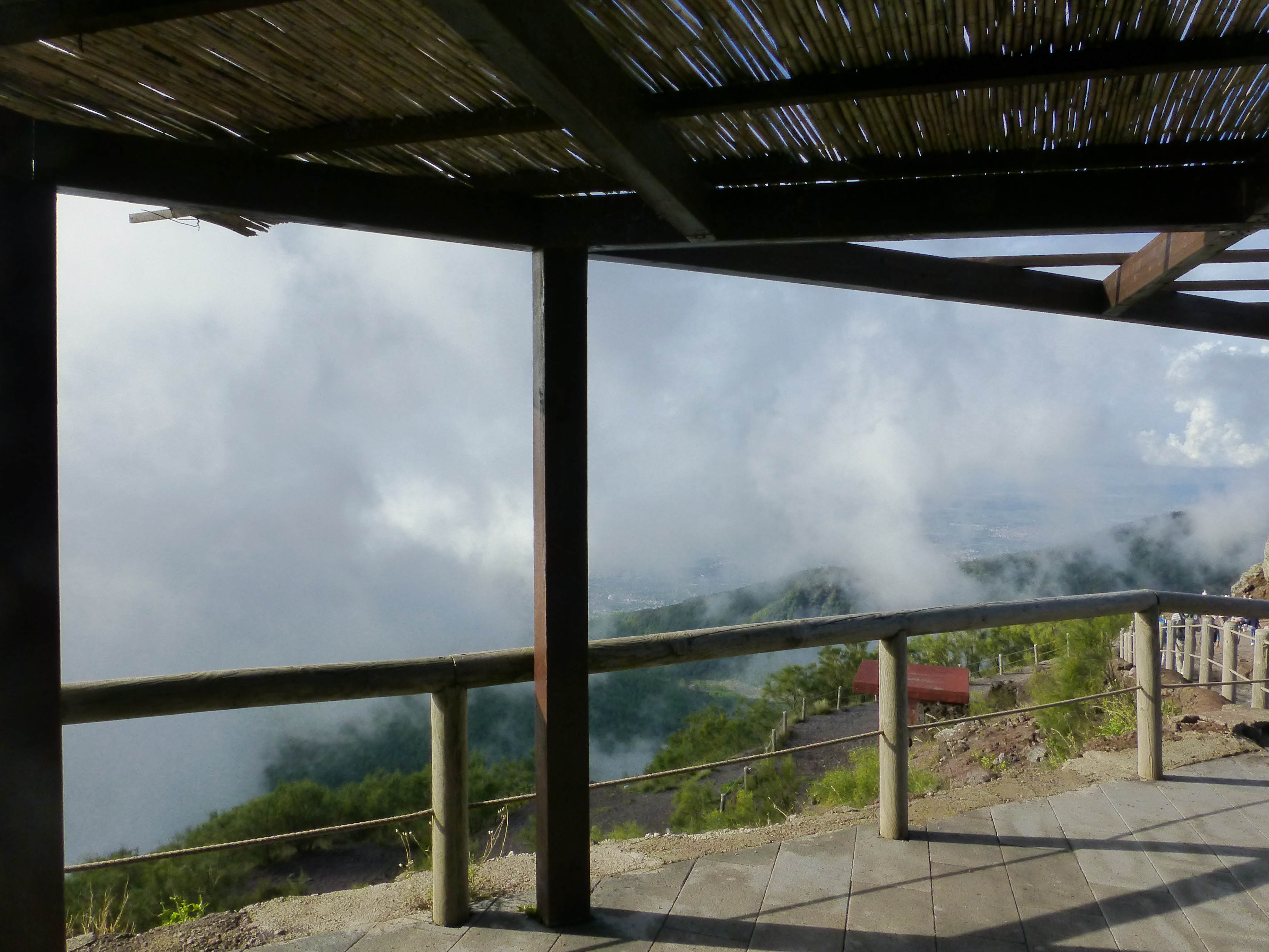 Climbing the Vesuvius at Ercolano, Italy Climbing the Vesuvius at Ercolano, Italy