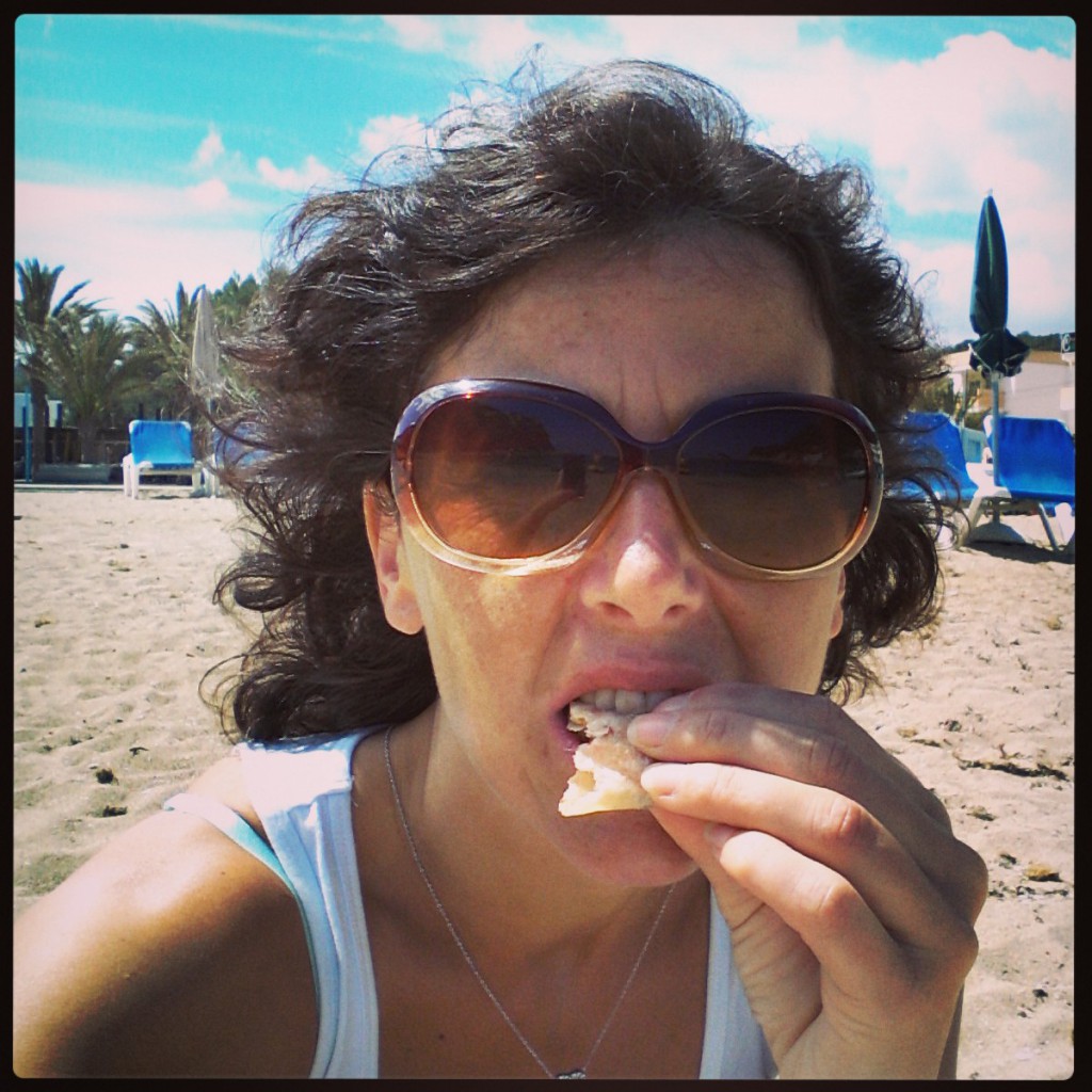 enjoying some beachtime on Ibiza