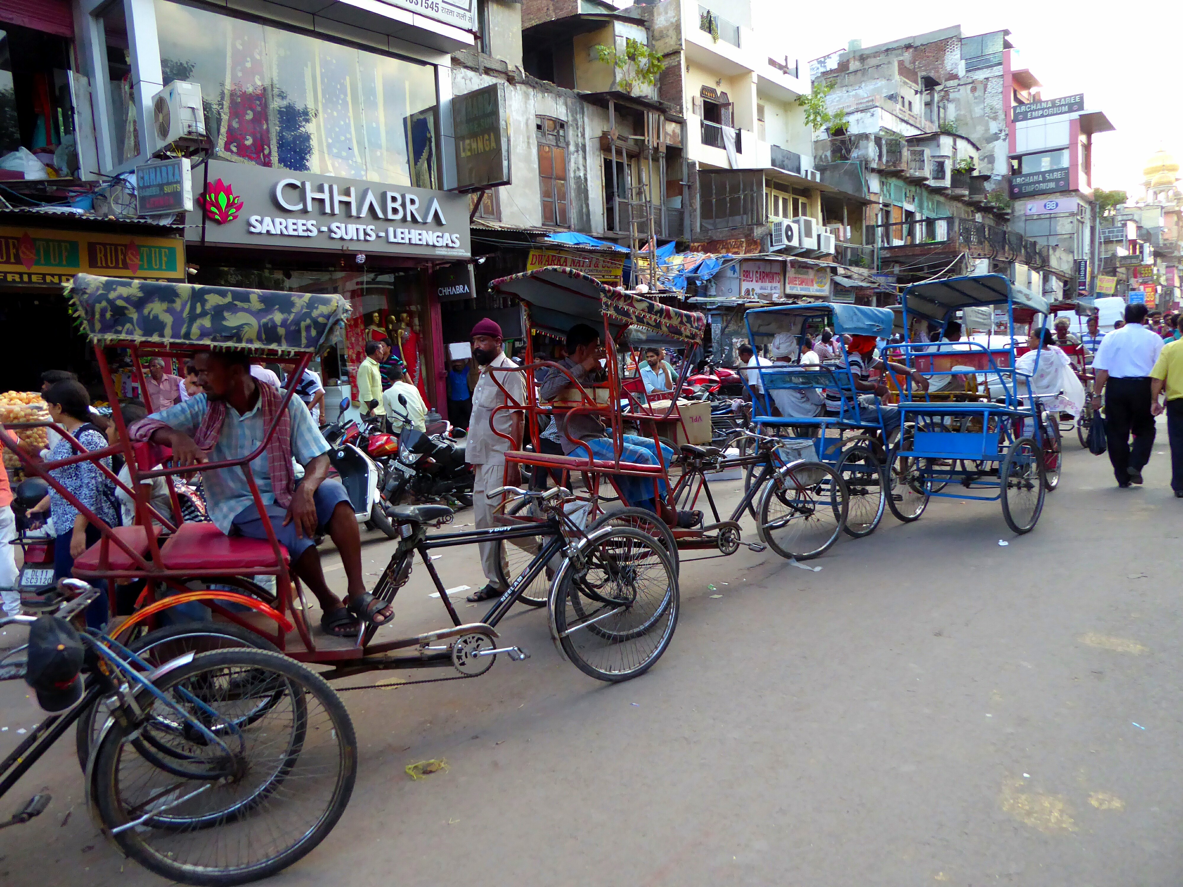 Rickshaw Ride in Old Delhi Rickshaw Ride in Old Delhi