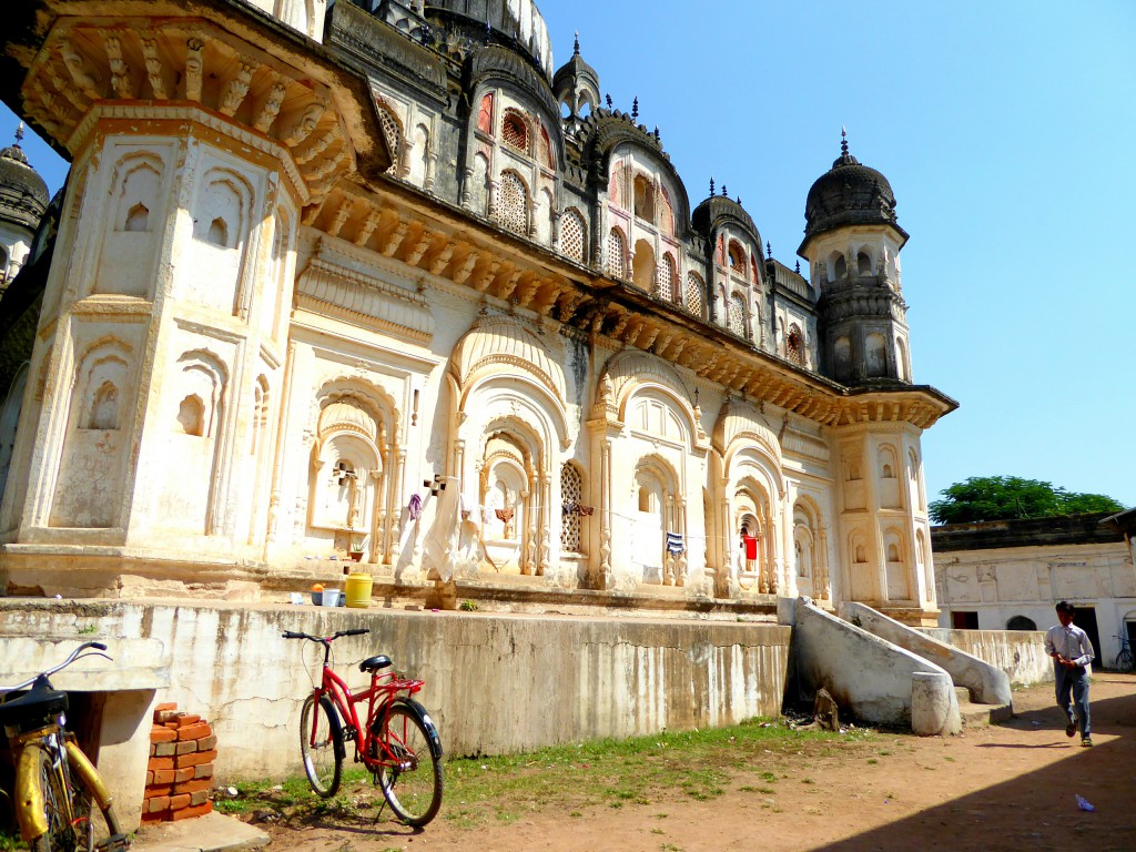 Donating to schools - Khajuraho - MP India