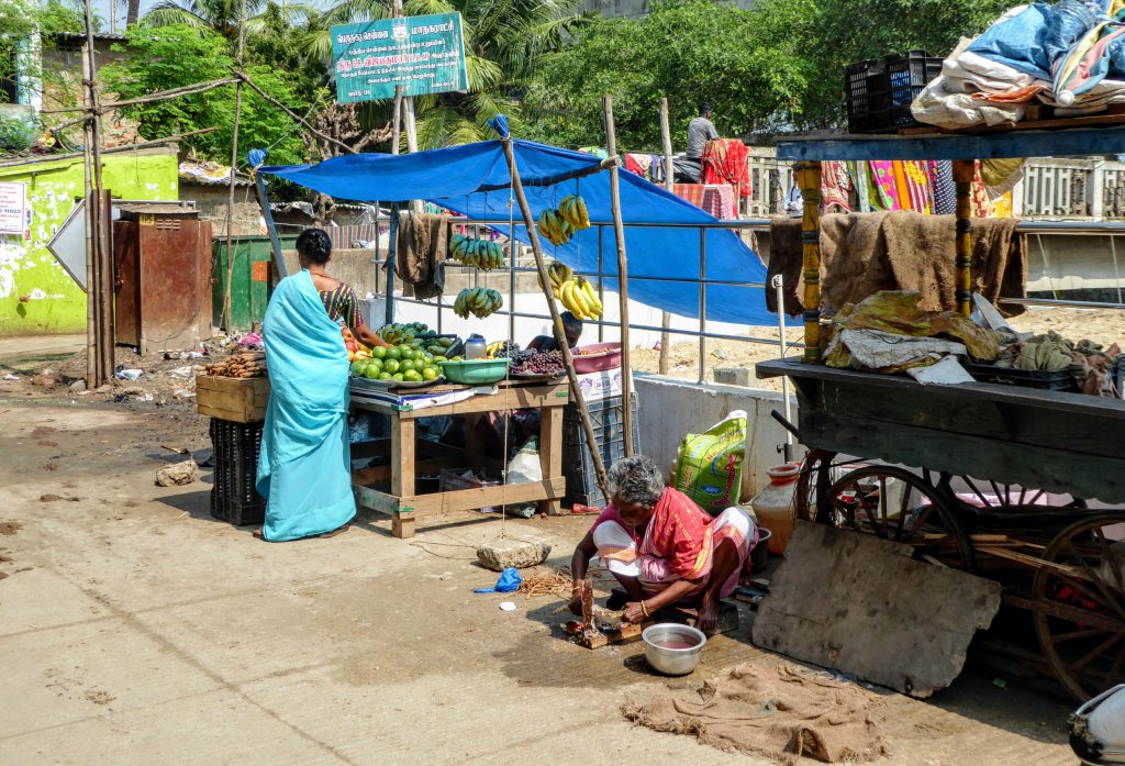 Het meest kleurrijke straatje van Chennai - Tamil Nadu, India