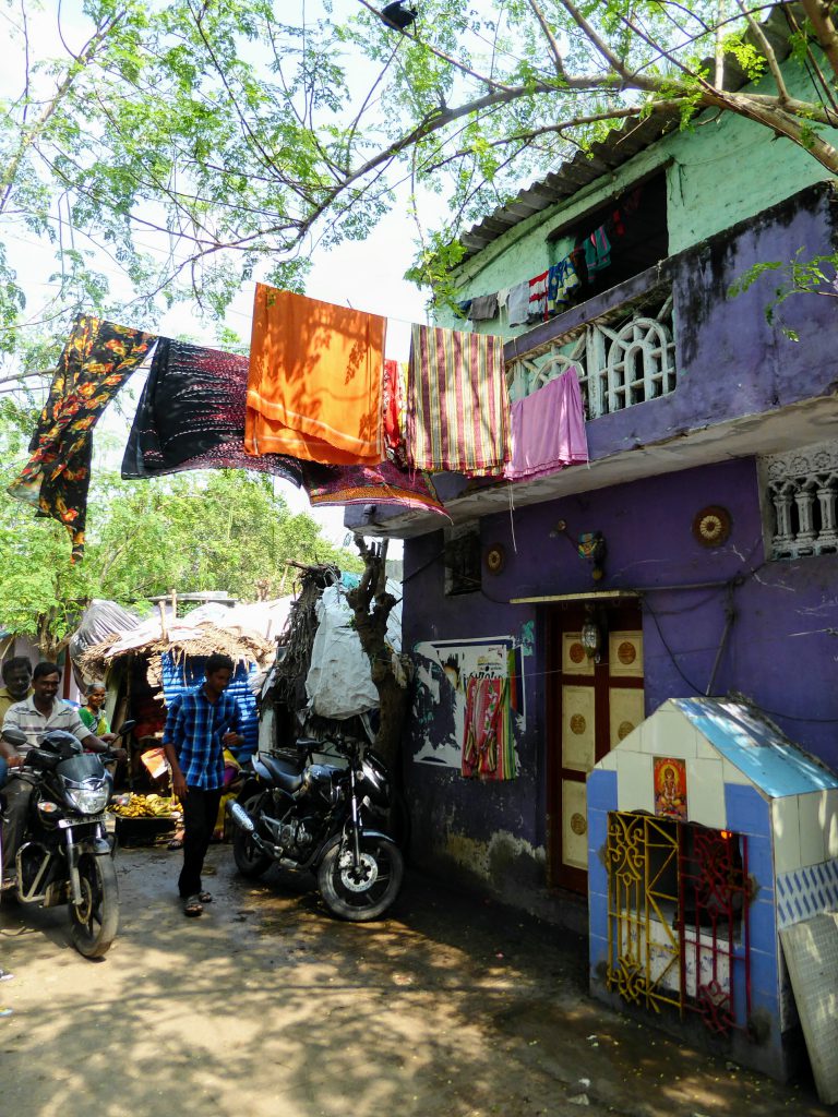 Het meest kleurrijke straatje van Chennai - Tamil Nadu, India