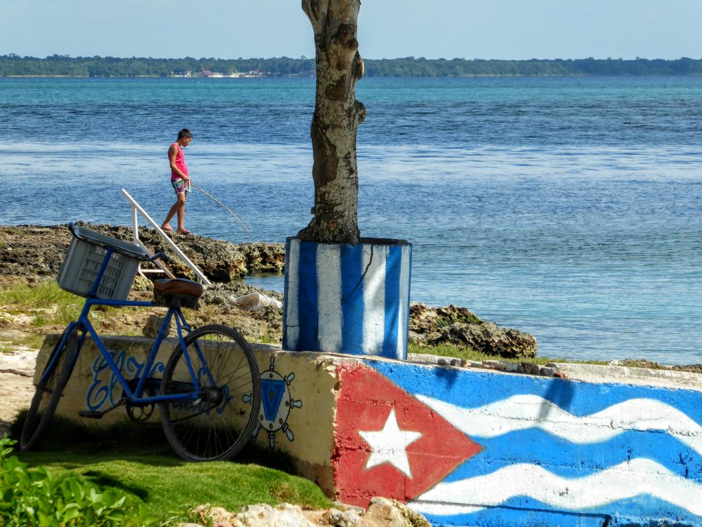 Cuba, beach at Playa Larga