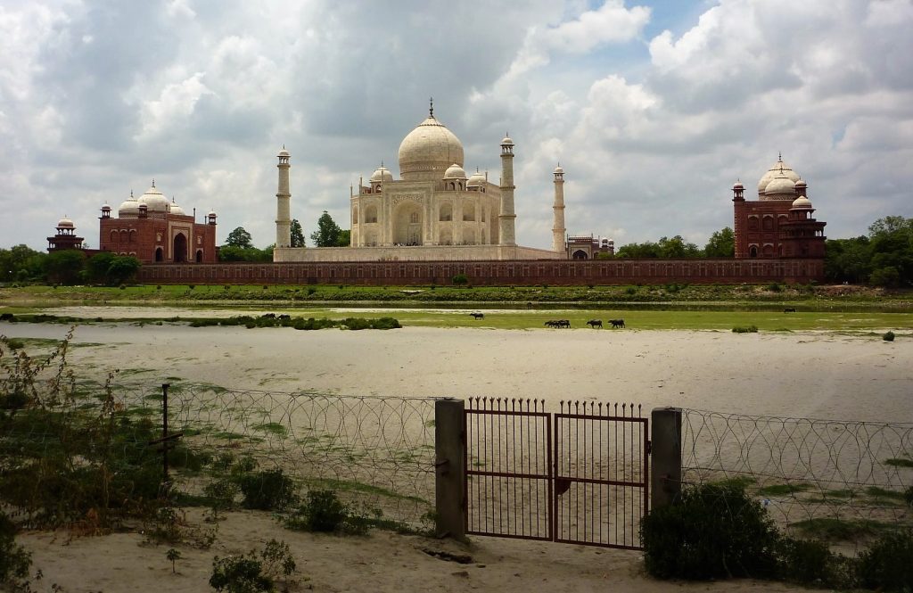 Achterzijde Taj Mahal - Agra