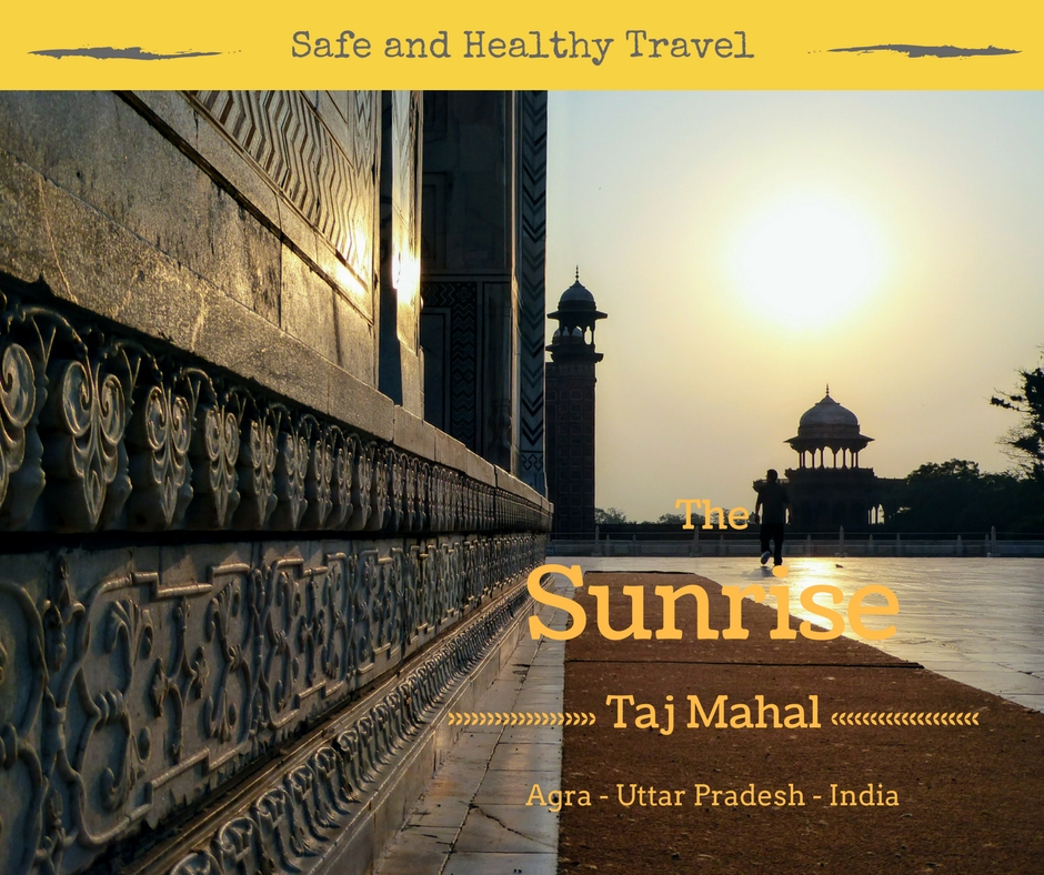 Sunrise at the Taj Mahal