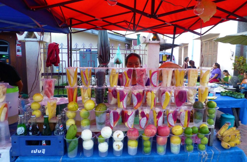 Avondmarkt in Luang Prabang Laos