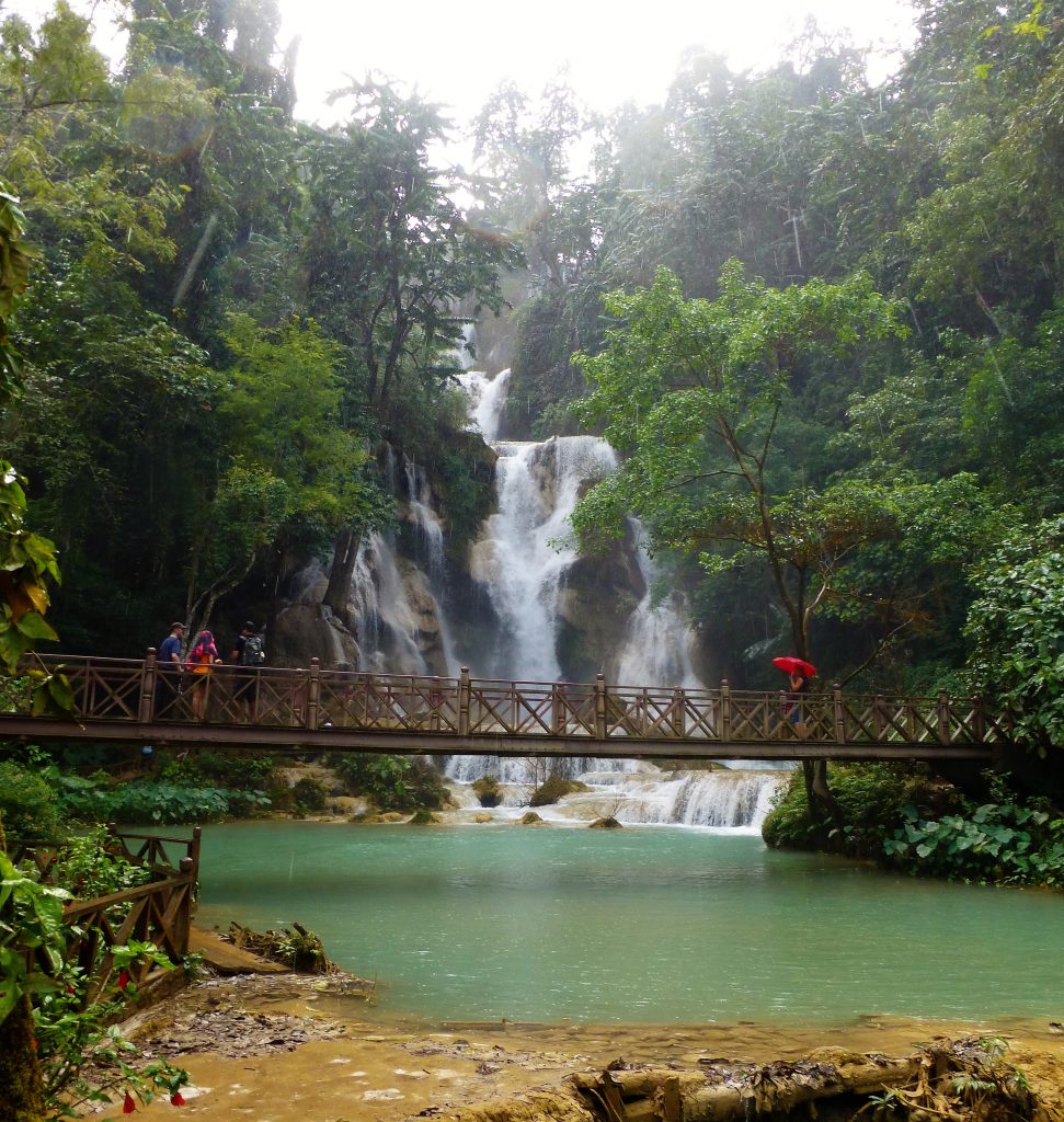 Kuang Si Waterval -  Net buiten LP - Laos