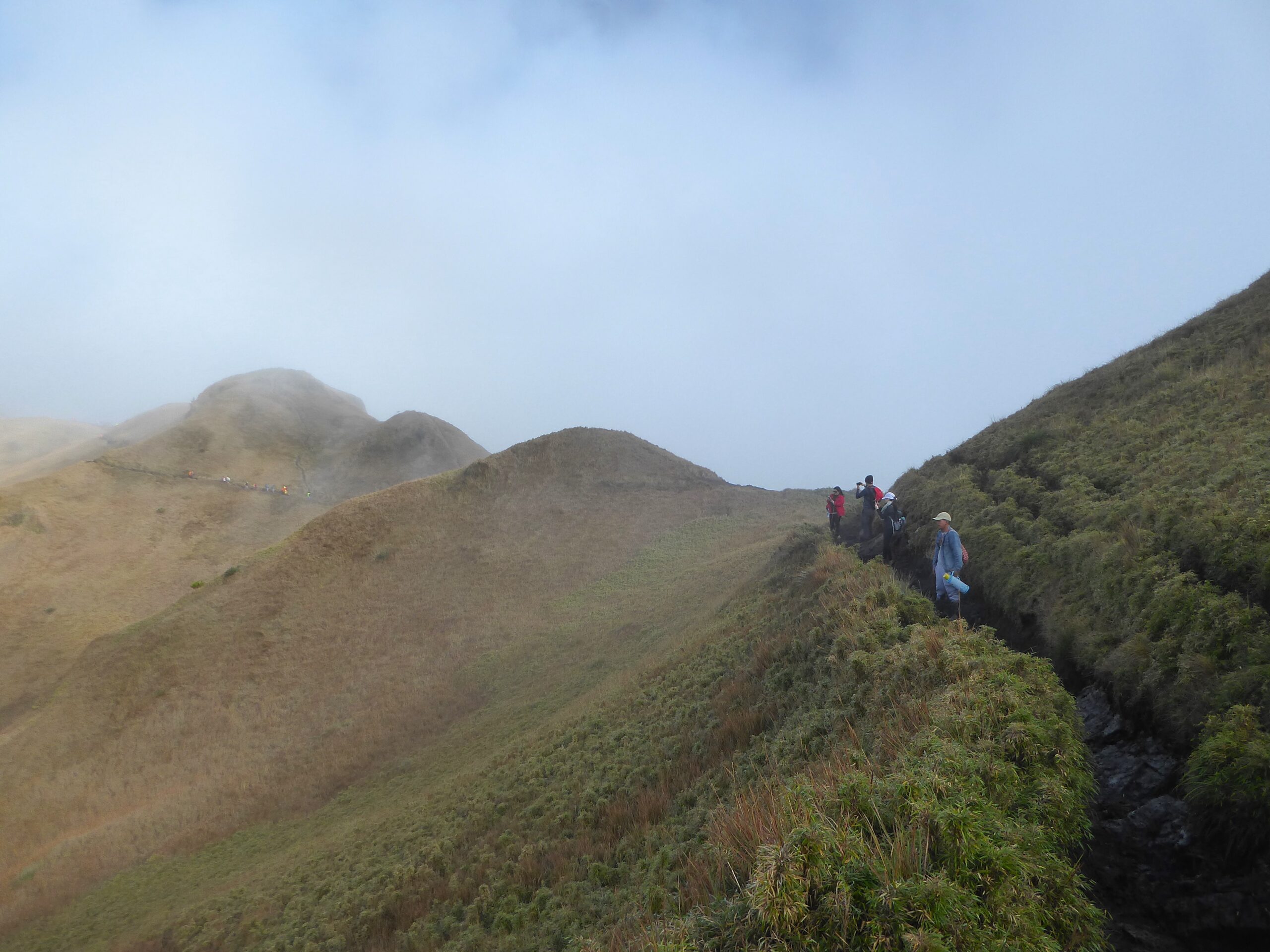 Mt Pulag during the cloudy sunrise