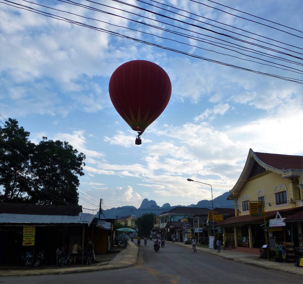 Ballonvaart Vang Vieng Laos