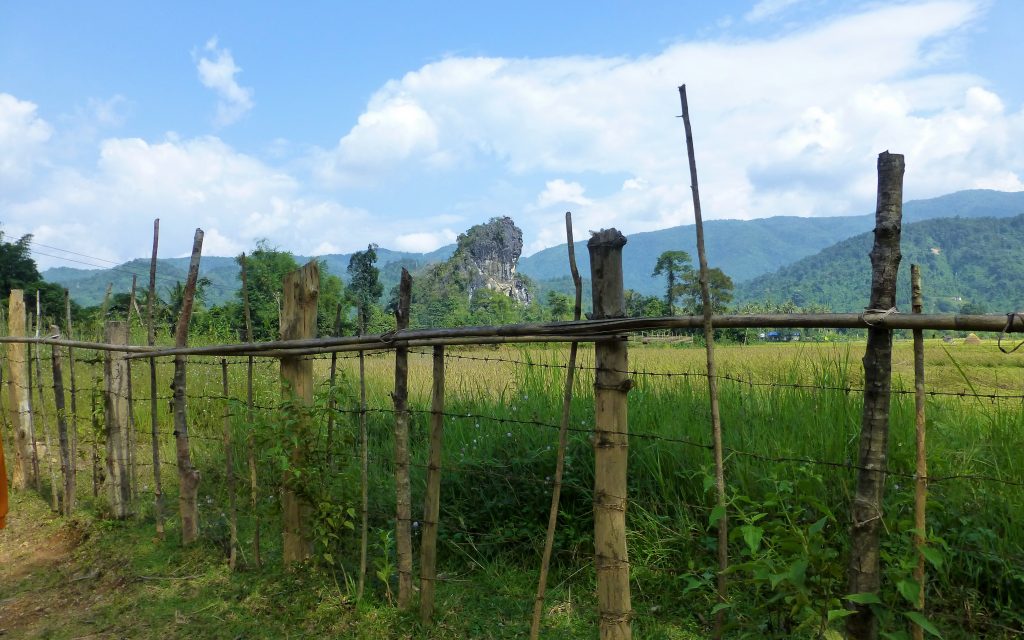 Fietsen rondom Vang Vieng Laos