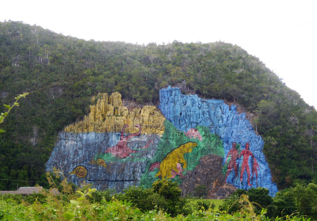 Mural de Prehistorica near the Viñales Valley - Cuba