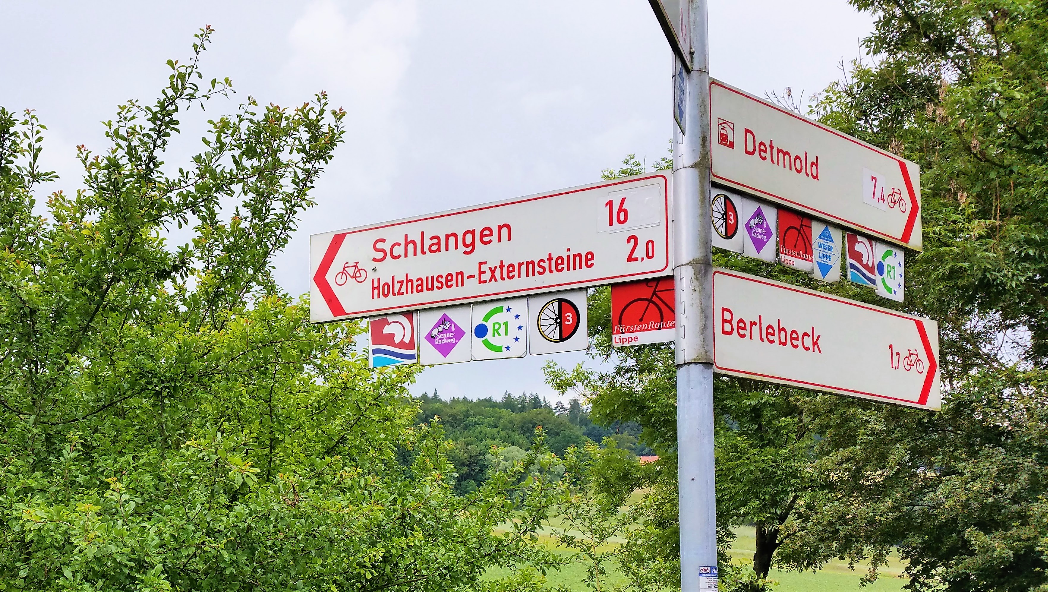 De Externsteine in het Teutoburgerwald - Horn-Bad Meinberg De Externsteine in het Teutoburgerwald - Horn-Bad Meinberg