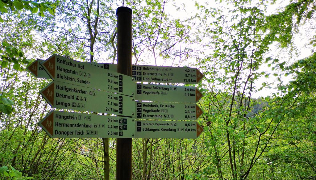 Hiking in Germany - Signs