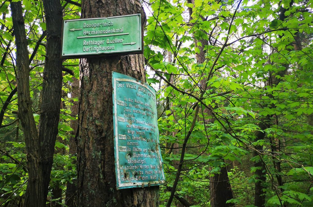 Hiking in Germany - The Hermannshoehen (Hermann Heights) Hiking Trail