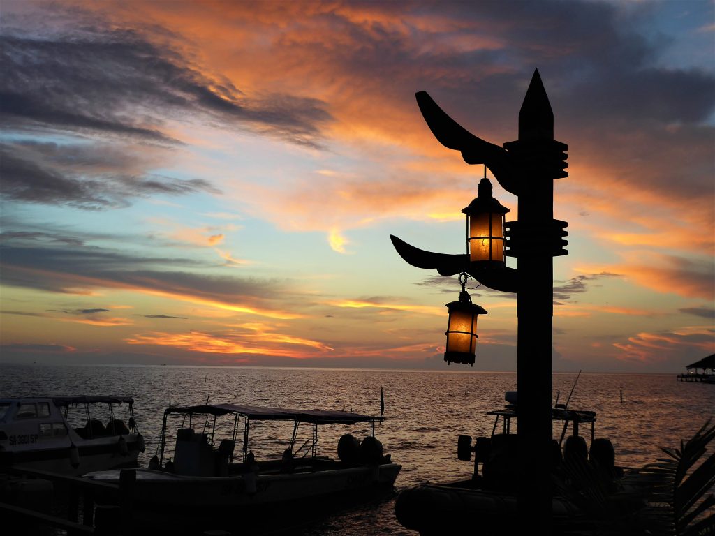 Sunset Mabul island