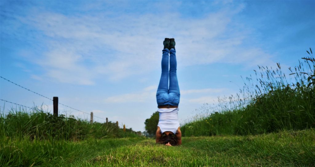 Yoga along the river IJssel - The Netherlands