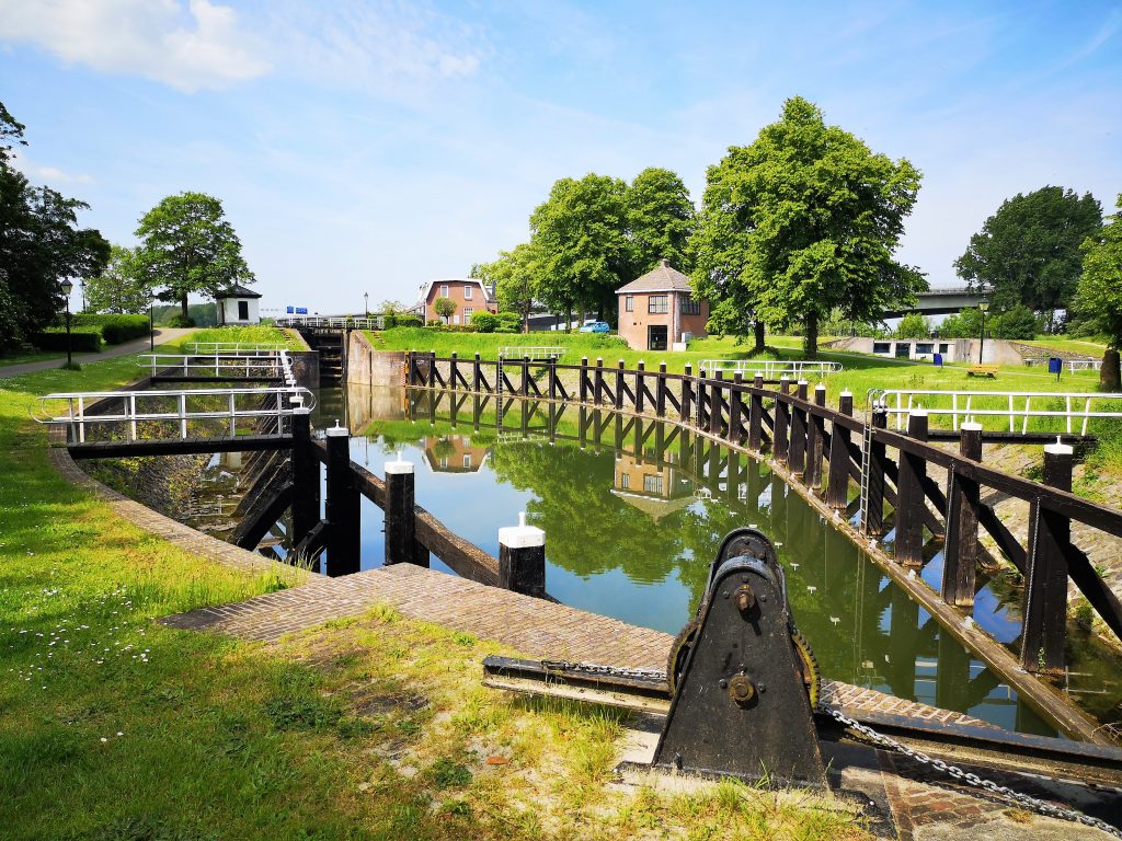 Hiking along the river IJssel - The Netherlands