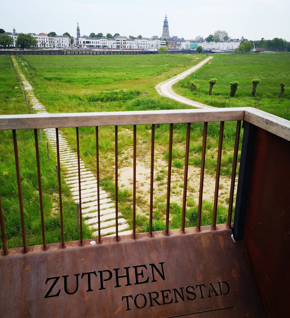 Hiking along the river IJssel - The Netherlands