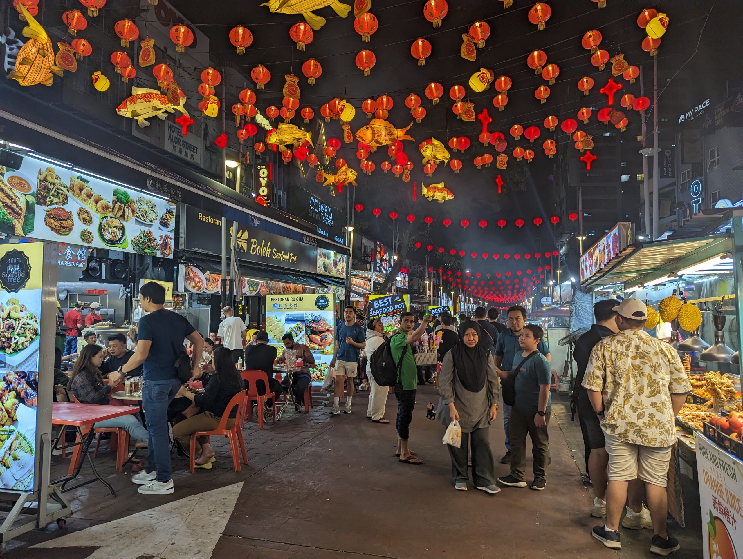Food at Jalan Alor - Kuala Lumpur