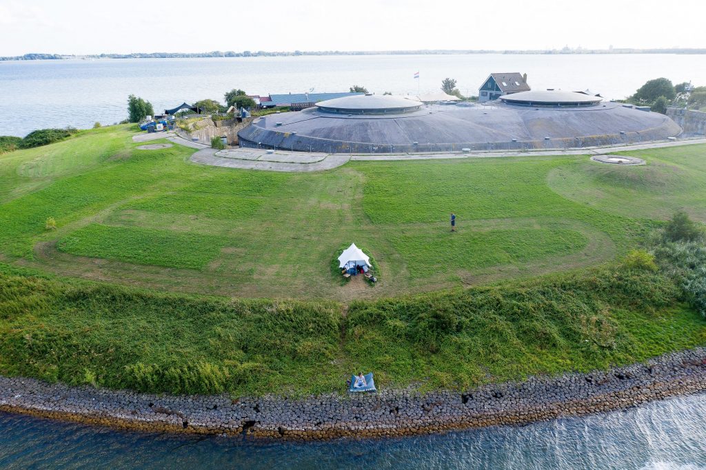 Adventurous Camping on Fort Island of Pampus