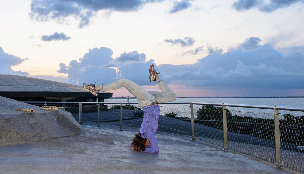 Yoga op Pampus