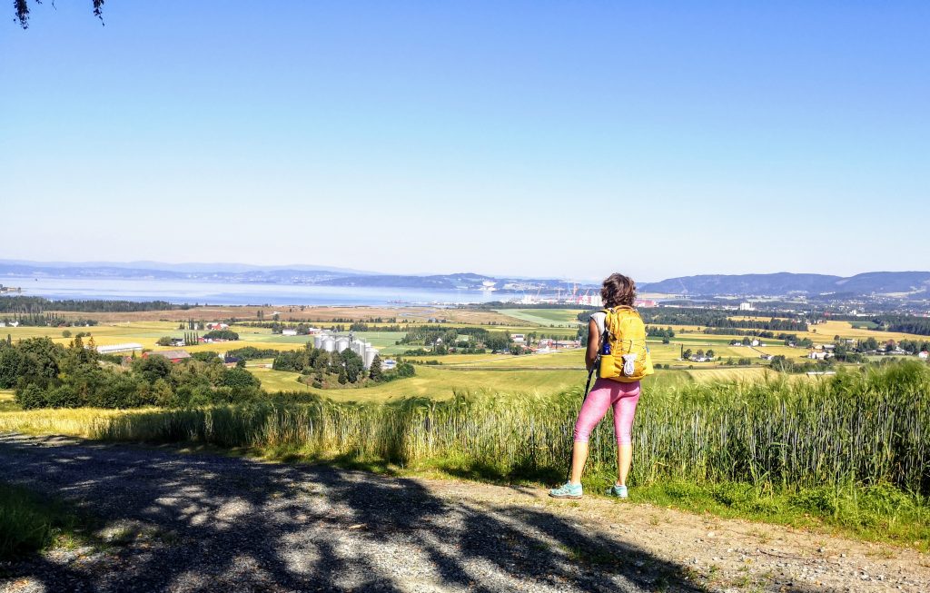 Wandelen op de Pelgrimsroute St Olavsleden in Noorwegen