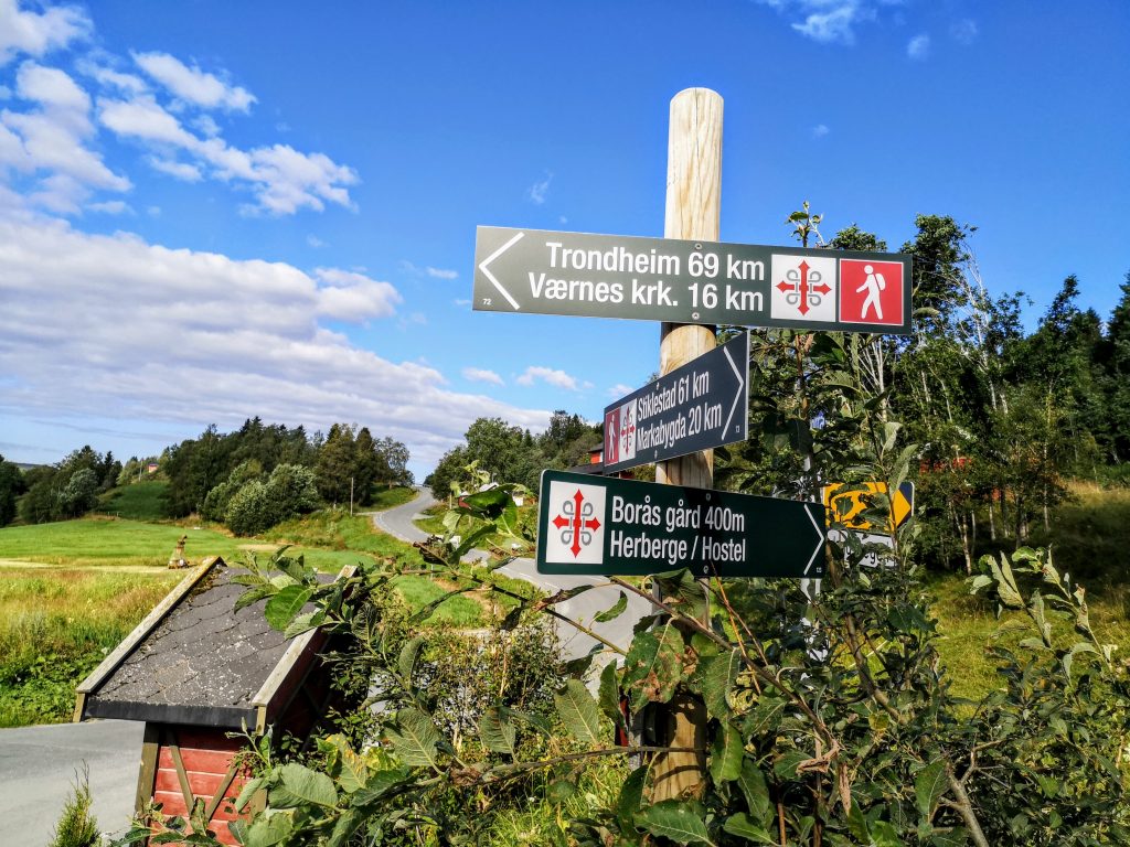 Pilgrim path St Olavsleden At Boras