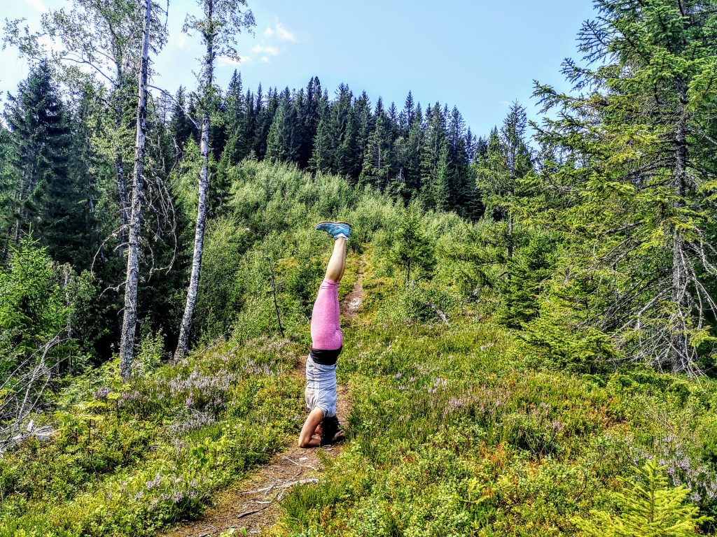 Yoga on the st Olavsleden