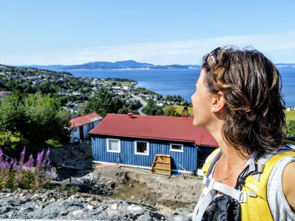 Geweldig uitzicht op de fjorden Noorwegen