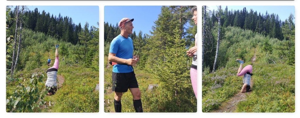 Yoga and Trailrunner meets on Olavspad