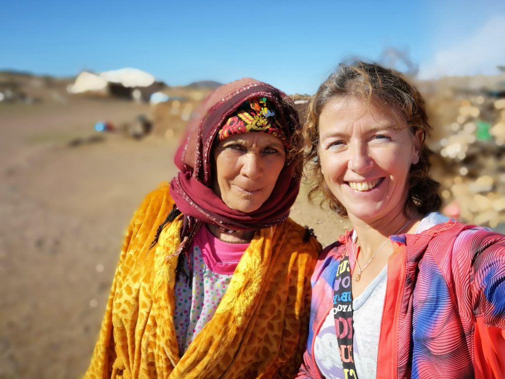 Lokale nomaden bevolking Marokko - Afrika