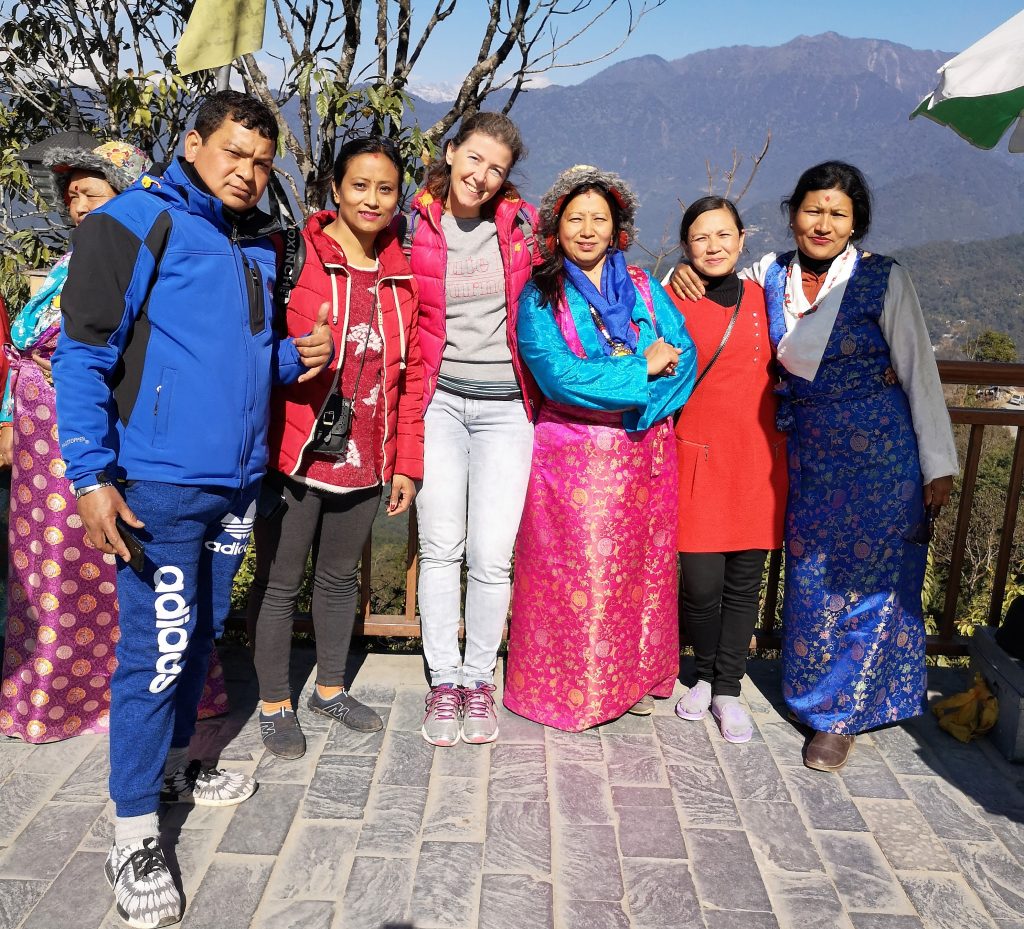 Toeristen in Sikkim willen ook met mij op de foto