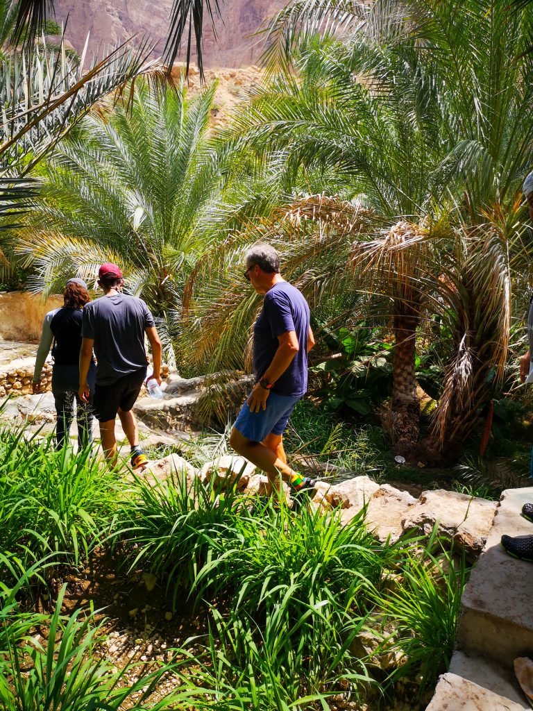 Hiking into the Wadi Tiwi, Oman