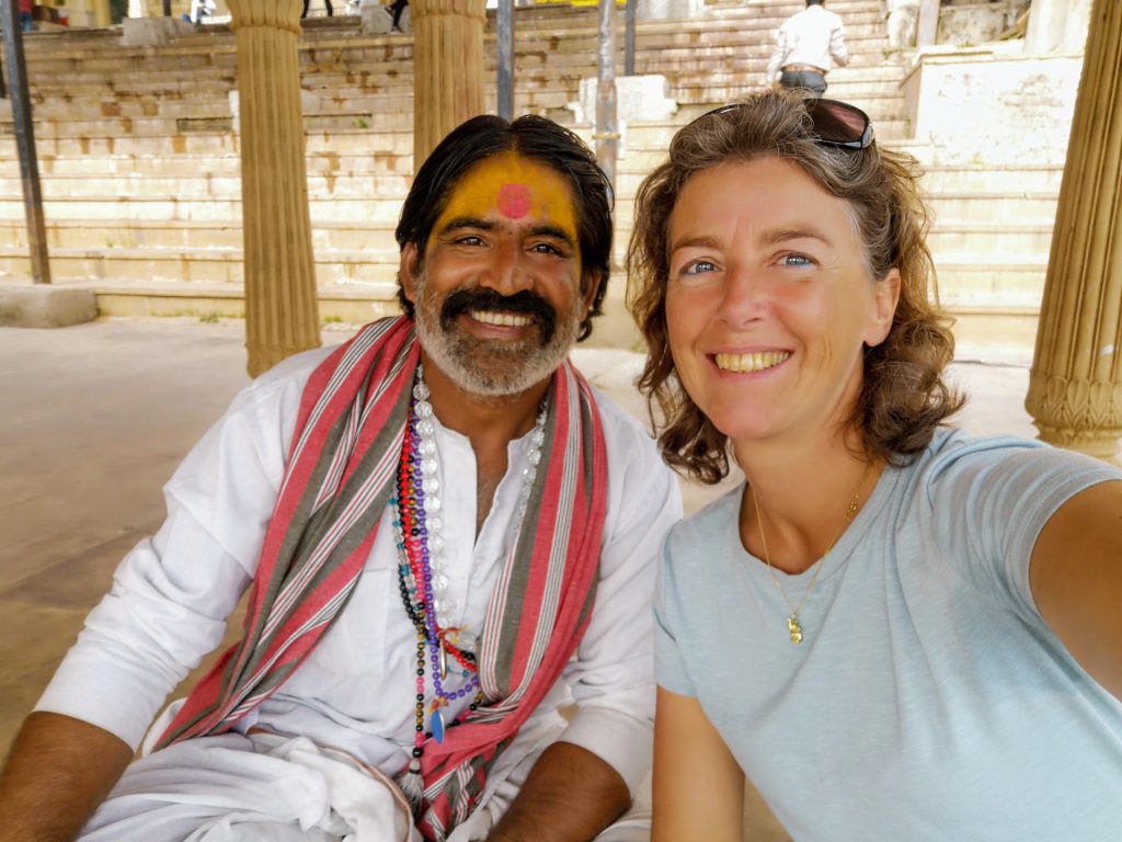 Tikam de Brahmani priester in Pushkar 