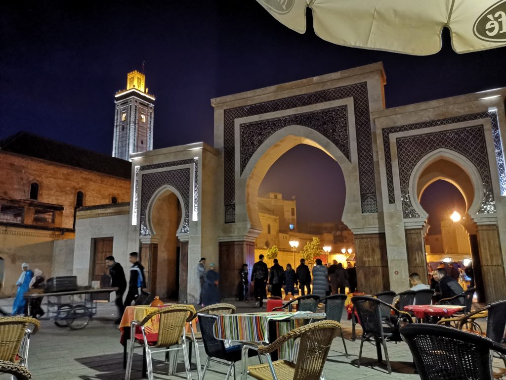 Oude Poort naar de Medina in Fes