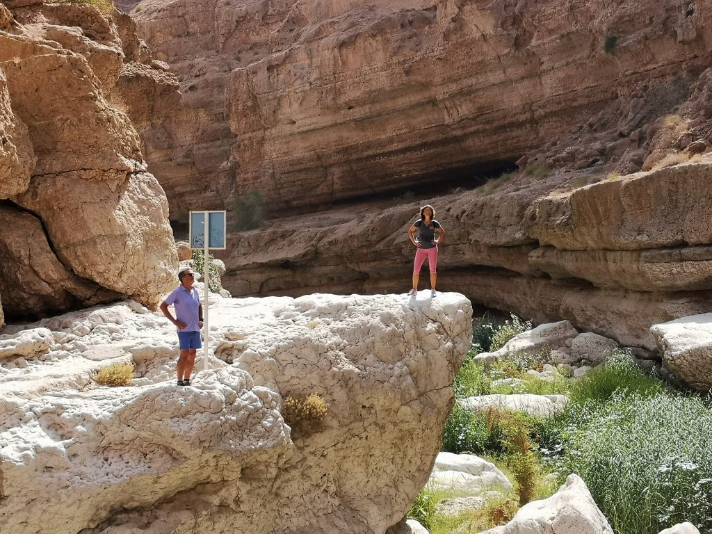 Wandelen in de Wadi Shab - Sur, Oman