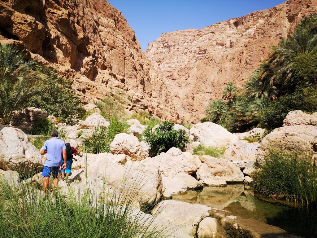 Hiking in the Wadi Shab - Sur, Oman