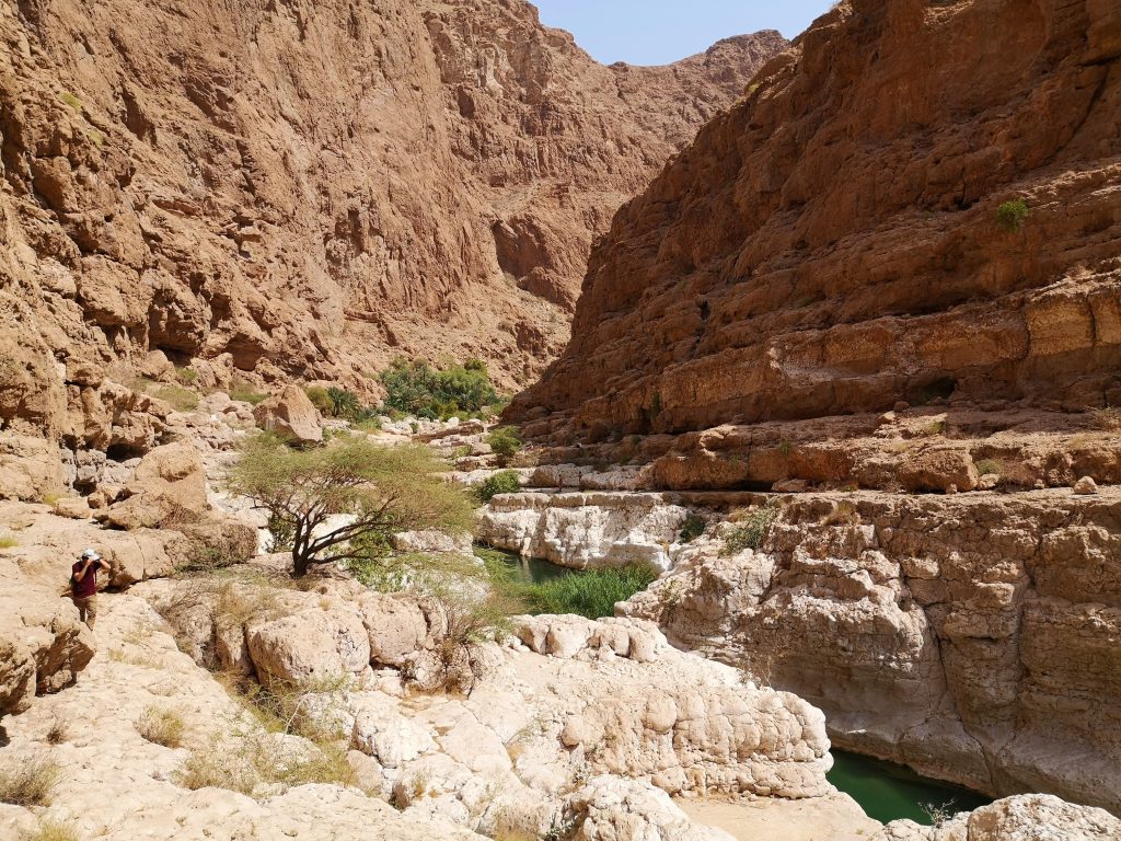 Hiking in the Wadi Shab - Sur, Oman