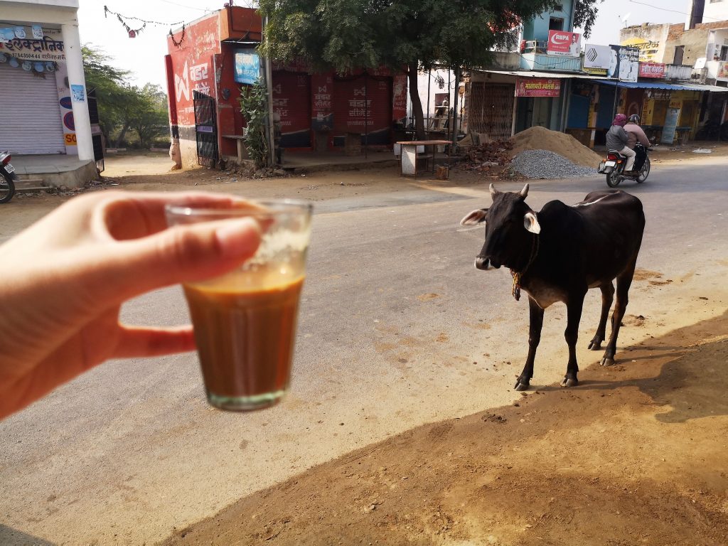 Travelling in India is always done with a stop for Chai