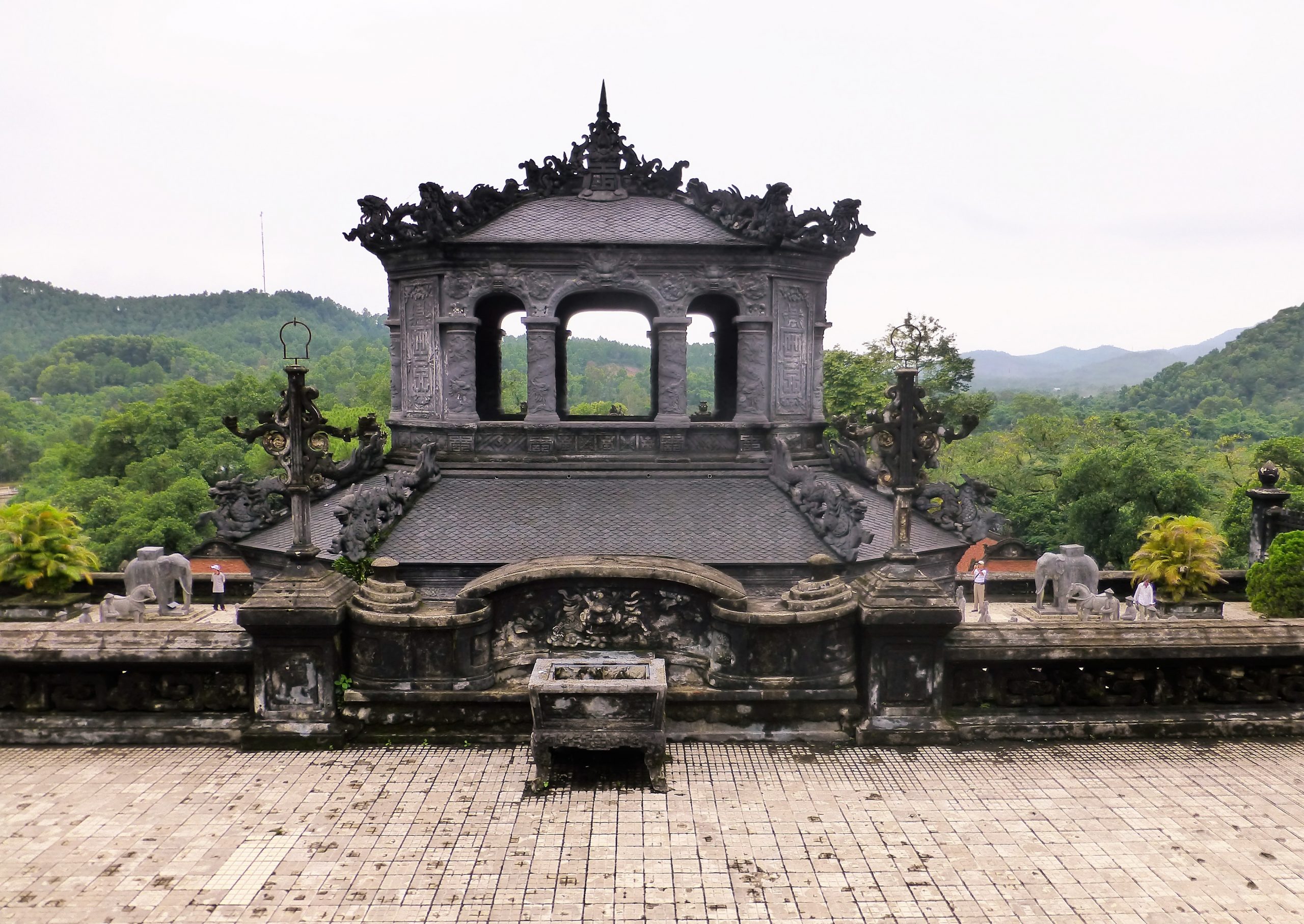 Khai Dinh tomb, Hue Vietnam Khai Dinh tomb, Hue Vietnam