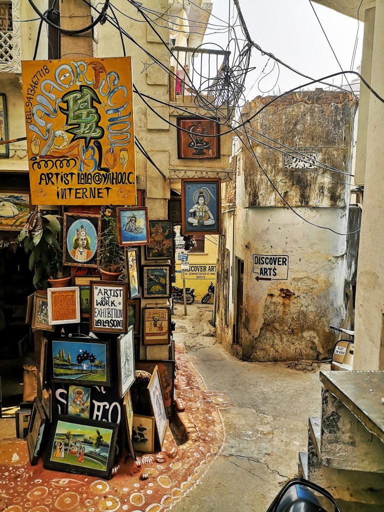 Straatbeeld Udaipur - Rajasthan, India