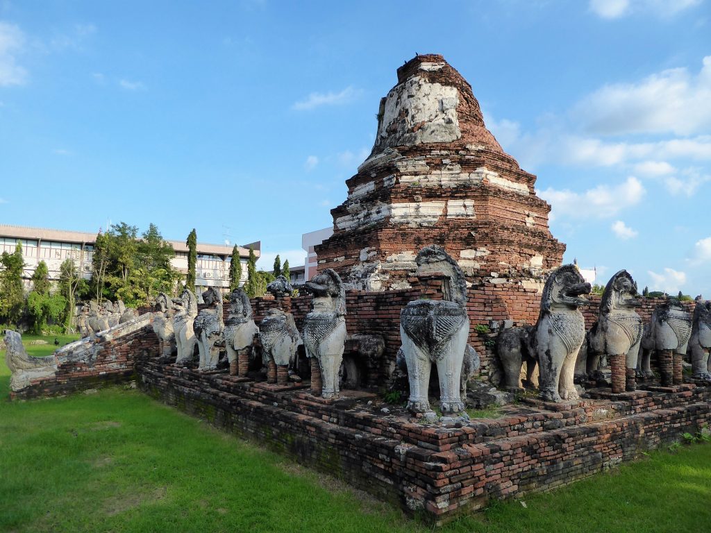 Fietsen tussen de tempels van Ayutthaya - Thailand