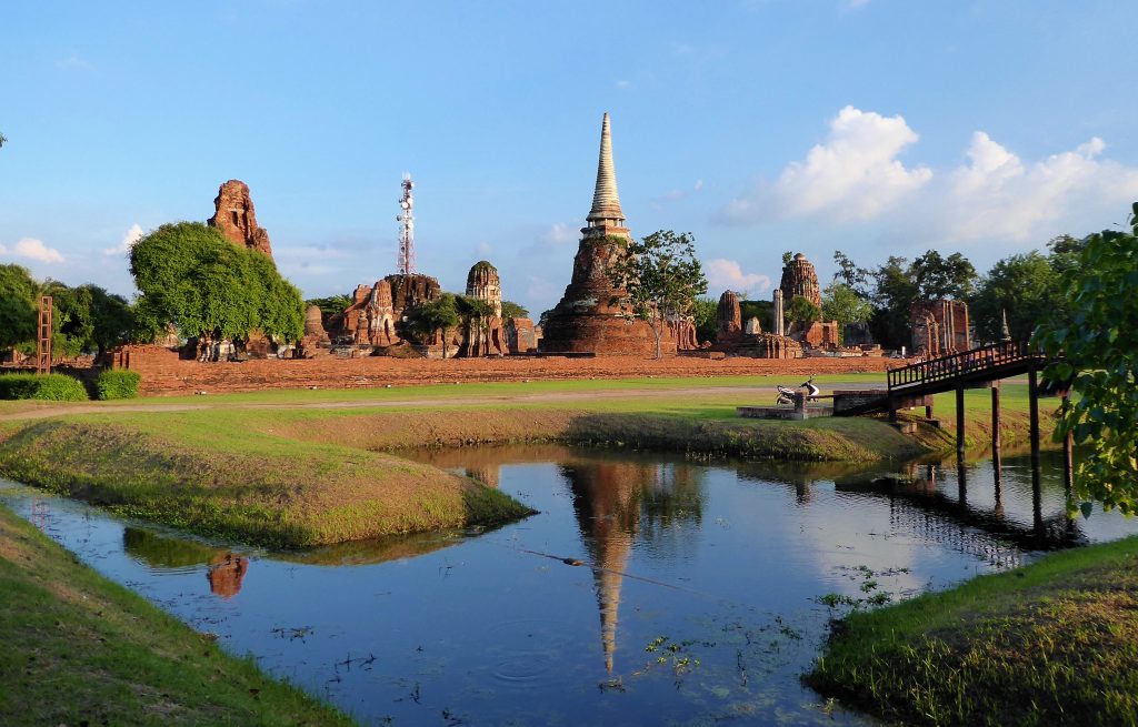 Fietsen tussen de tempels van Ayutthaya - Thailand (