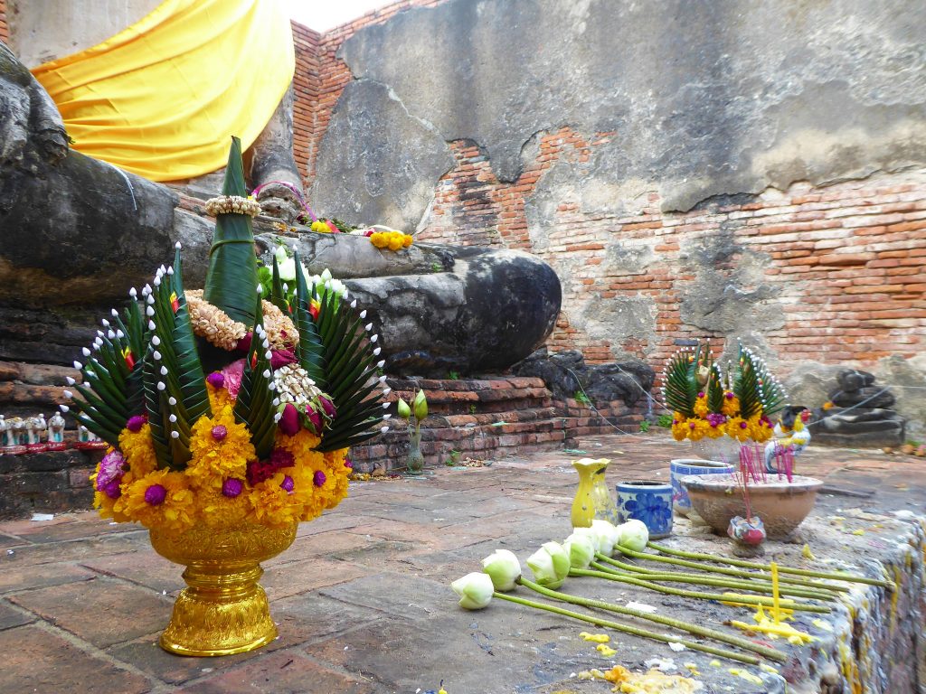 Fietsen tussen de tempels van Ayutthaya - Thailand