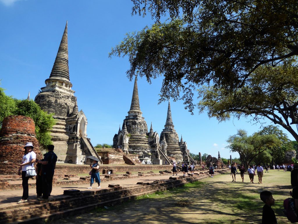 Fietsen tussen de tempels van Ayutthaya - Thailand