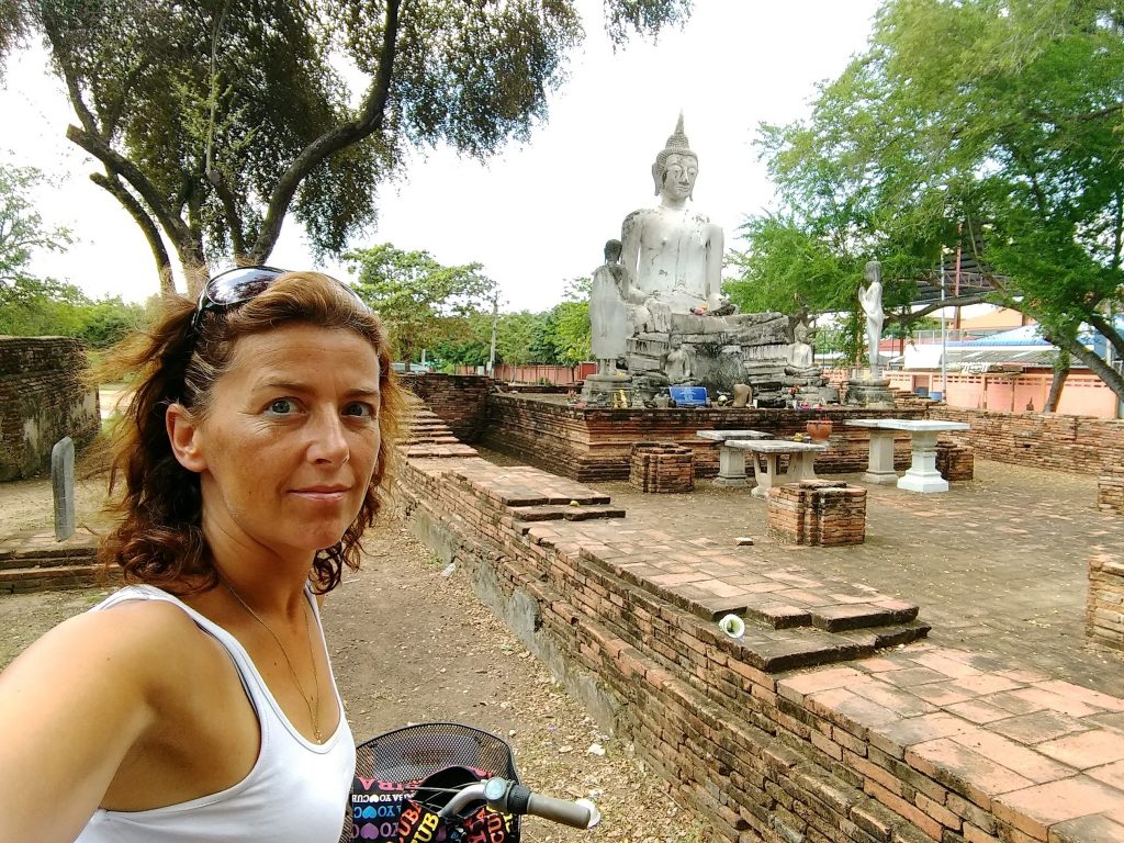 Fietsen tussen de tempels van Ayutthaya - Thailand